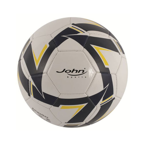 Picture of CLASSIC LEATHER FOOTBALL 22CM BLACK AND RED
